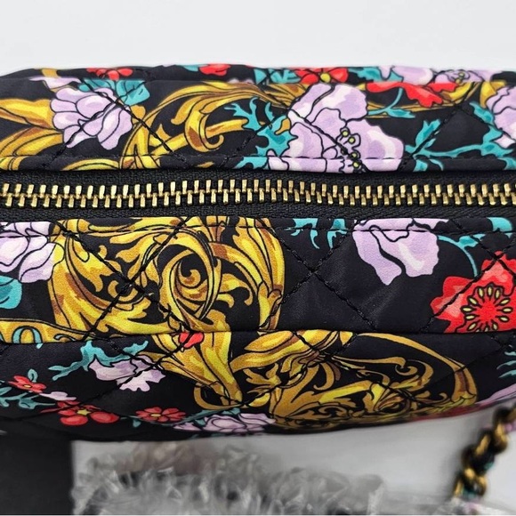Versace Jeans Couture Floral Pattern Quilted Crossbody - Picture 10 of 14